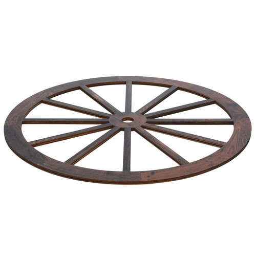 Brown wooden wagon - brown, wall