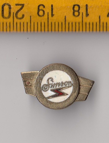 Vintage enamel simson - enamel, moped