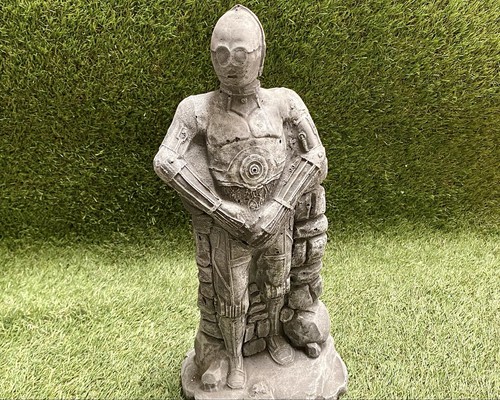 Tall 3po star wars concrete - c-3po,