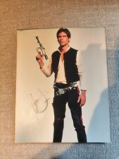 Genuine, Signed, 8"x10", Photo by/of Harrison Ford (Han Solo - Star Wars) + COA