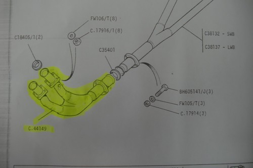Jaguar daimler front exhaust - daimler,