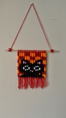 Pony bead black - , tapestry