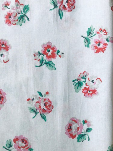 50cm square ditsy ashdown - 50cm, rose