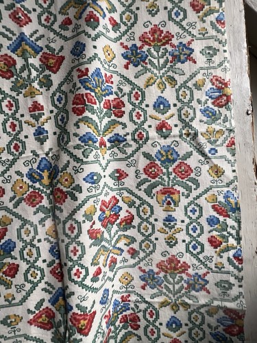 Vintage fabric floral - vintage,