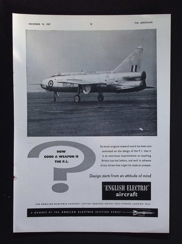 Original 1957 advert english - original,