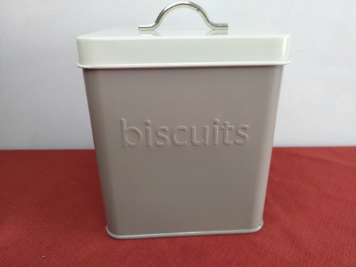 Biscuit bin tin large - biscuit,