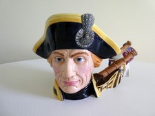 Royal Doulton Lord Horatio Nelson Large Character Jug  D7236 Boxed Exc. Cond.