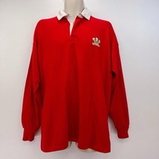 Wales Rugby Shirt Mens Large
