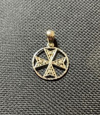 Sterling silver maltese cross - sterling,