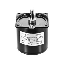 WS-60KTYZ-S1 AC Synchronous Gear Motor 220V 5RPM 14W /C Electric Turntable