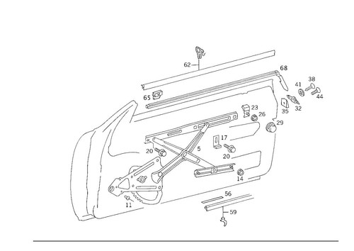 Mercedes benz genuine window - mercedes-benz,