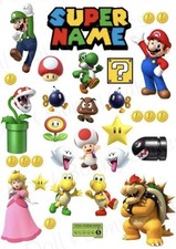 Super Mario Personalised Cake Decorations. Premium Edible Icing Sheet