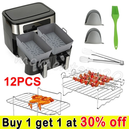 12pc air fryer rack - fryer, &
