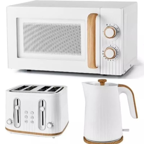 Wood textured scandi kettle - wood,