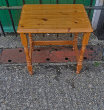 Small Pine side table. Good
