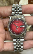 Seiko Automatic Texture Red