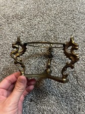 Vintage Brass Footed Dragon