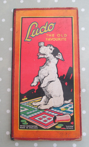 Vintage ludo game board - game, glevum