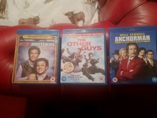 Step Brothers, The Other Guys And Anchor Man Blu Ray Bundle