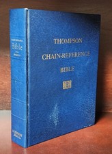 The New Chain Reference Bible 1964 Thompson HC 4th Improved Ed BB Kirkbride KJV 