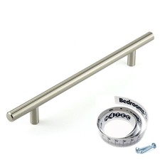 M4TEC Steel Kitchen Cabinet Door Handles Cupboard Drawer Bedroom Furniture Pull
