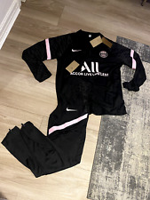 Nike PSG Tracksuit - Paris Saint Germain Black/Pink football Dri Fit XL
