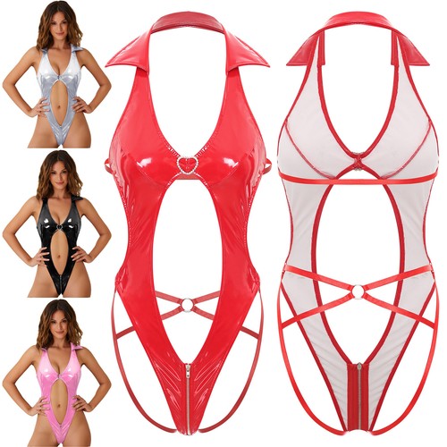 Women bodysuit open crotch - women,