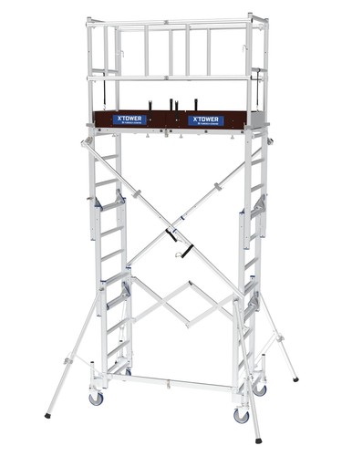 Telescopic scaffold tower 8m - scaffold,