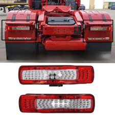 2 x LED Rear Tail Lights for VOLVO FH FM 2012  EURO 6 Reverse alarm +number plat