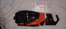 DAINESE FOUR STROKE 2 BLACK LEATHER MOTORCYCLE MOTORBIKE SPORTS BIKE RACE GLOVES