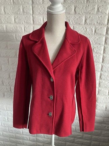 Rena lange blazer jacket red - rena,