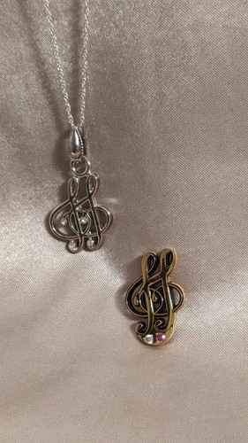 Musical treble clef jewelry - treble,
