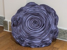 Next cushion purple rose ruffle scatter accent decor 30cm cover and pad