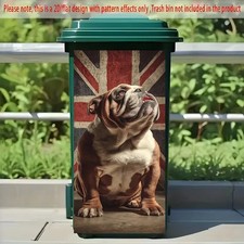 Wheelie Bin Sticker Union Jack