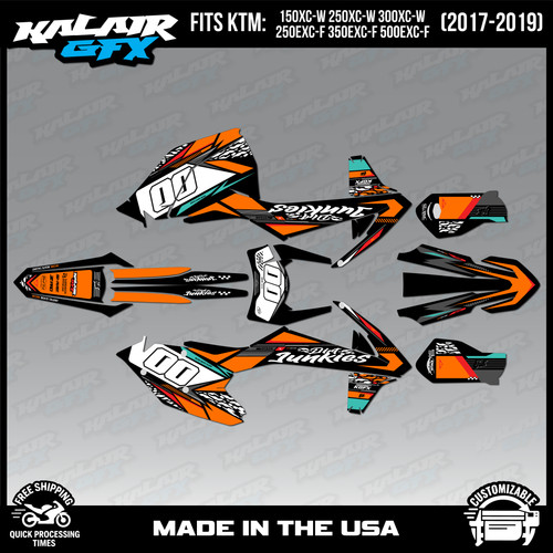 Graphics kit for - graphics, ktm