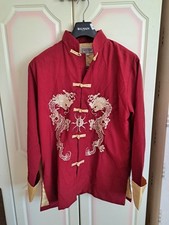Traditional Chinese Style Dragon Hanfu Blouse Suit Mens - Eastern Collection