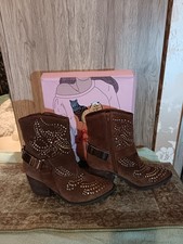 Brown Studded Suede Jeffrey