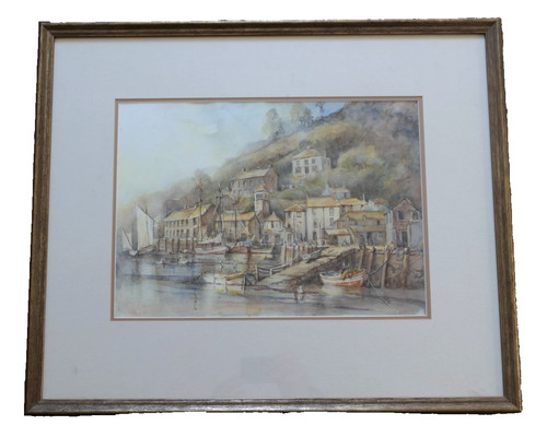 20th watercolour polperro - 20th, watercolour.