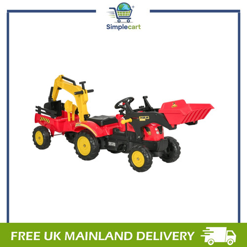 Pedal powered tractor ride - powered,