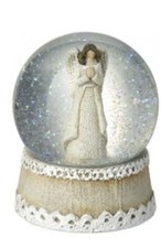 ANGEL PRAYING SNOW GLOBE CHRISTMAS H13cm Home Seasonal Decor Gift