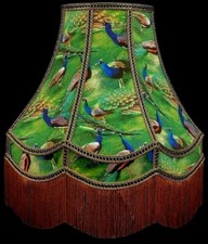 Green Peacock Lampshades Ideal