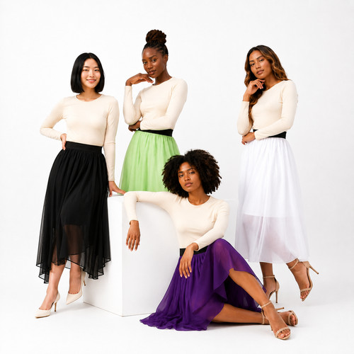 Women ladies long pleated - women,