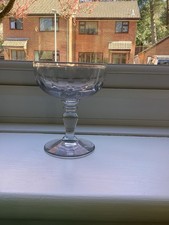 Vintage Antique Champagne Saucer Glass Coupe French