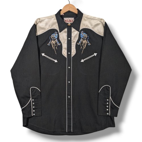 Vintage tejas western - western, shirt