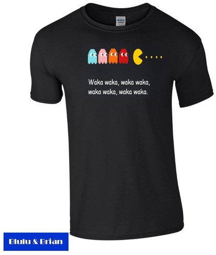 Pac man shirt retro - t-shirt, 80s