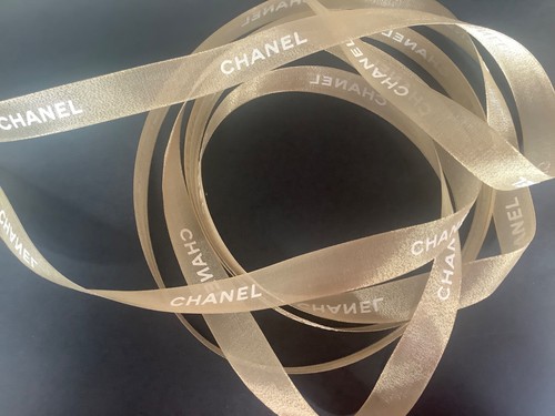 Chanel sheer gold ribbon - ribbon, with