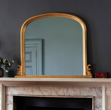 Gold Thornby Overmantle Mirror (w) 1180mm x (d) 60 mm (h) 940 mm RRP£214