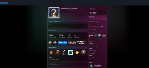Steam account lvl - account, 71
