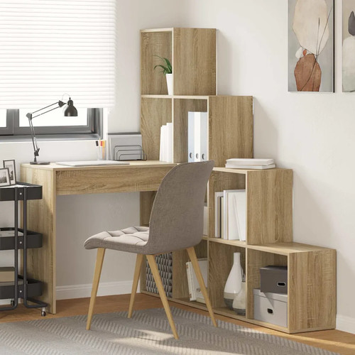 Walplus corner desk sonoma - walplus,
