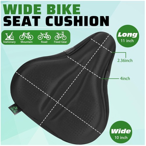 Universal gel bike seat - seat, cover